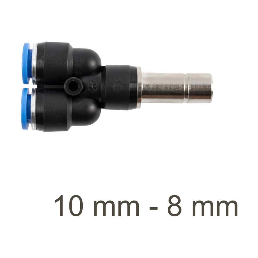 AirCraft Red Insert Y-Joint PU 10mm- 8mm - image 01
