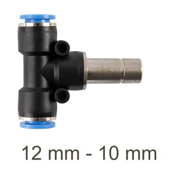 AirCraft Red Insert T-Joint PU 12mm- 10mm - image 01