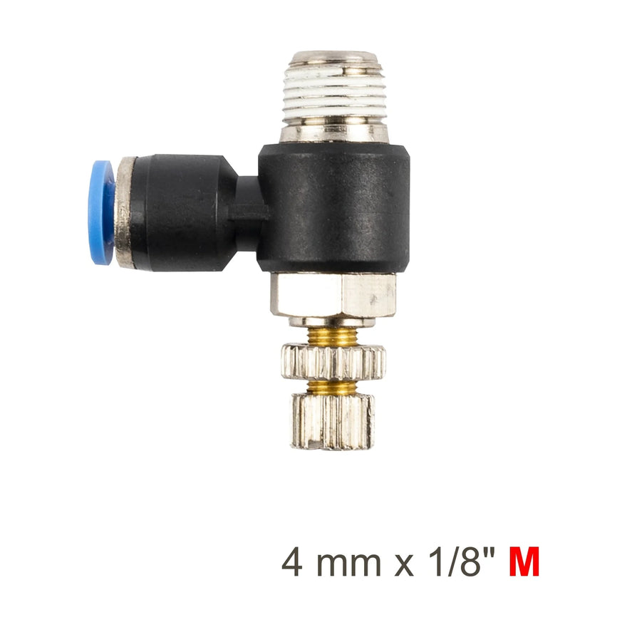 AirCraft Flow Control Swivel Elbow PU 4mmX 1/8' M - image 01