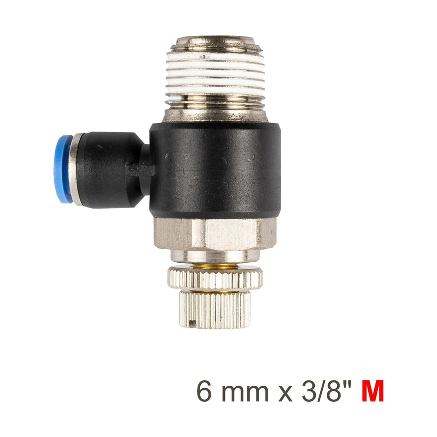 AirCraft Flow Control Swivel Elbow PU 6mmX 3/8' M - image 01