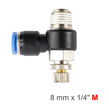 AirCraft Flow Control Swivel Elbow PU 8mmX 1/4' M - image 01