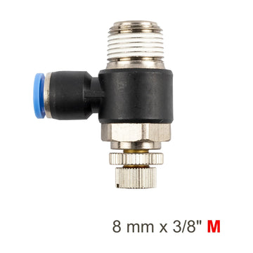 AirCraft Flow Control Swivel Elbow PU 8mmX 3/8' M - image 01