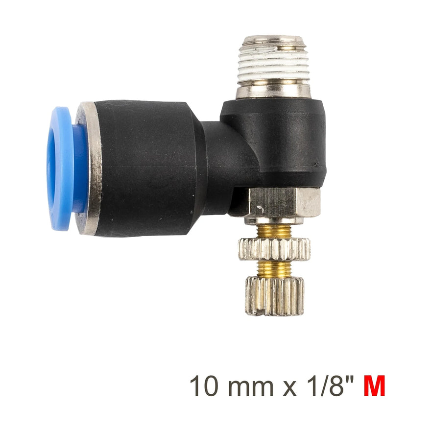 AirCraft Flow Control Swivel Elbow PU 10mmX 1/8' M - image 01