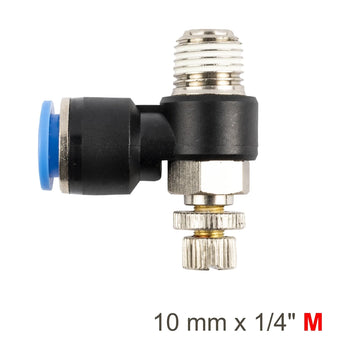 AirCraft Flow Control Swivel Elbow PU 10mmX 1/4' M - image 01