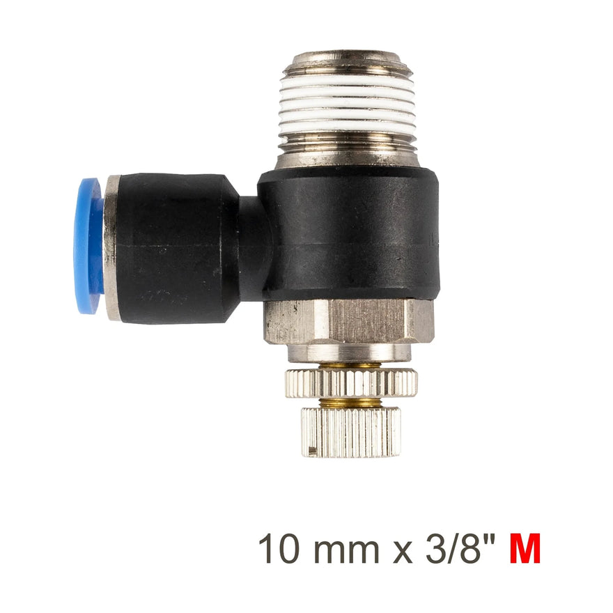 AirCraft Flow Control Swivel Elbow PU 10mmX 3/8' M - image 01