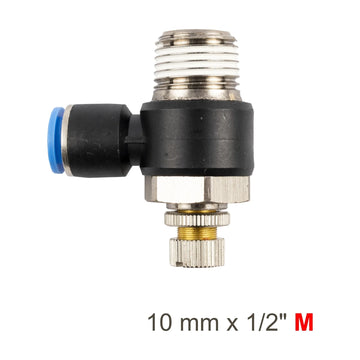 AirCraft Flow Control Swivel Elbow PU 10mmX 1/2' M - image 01