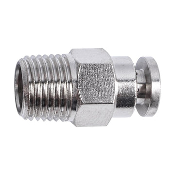 AirCraft PU Fitting Metal Straight 4mmX 1/8' M - image 01