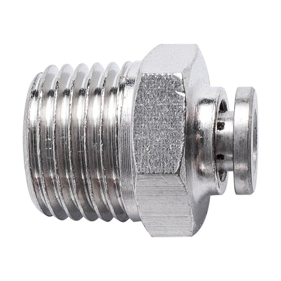 AirCraft Metal PU Fitting Straight 4mmX 1/4' M - image 01