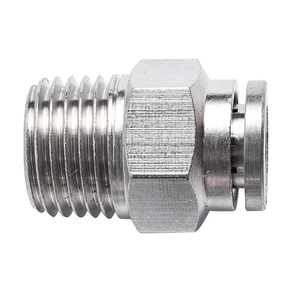 AirCraft Metal PU Fitting Straight 6mmX 1/4' M - image 01