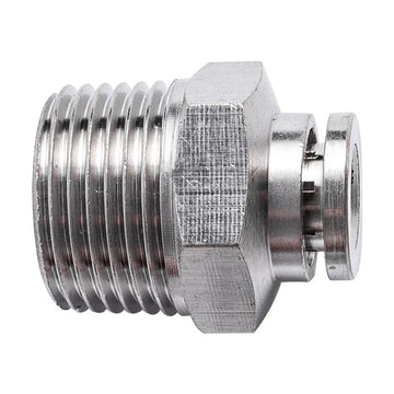 AirCraft Metal PU Fitting Straight 6mmX 3/8' M - image 01