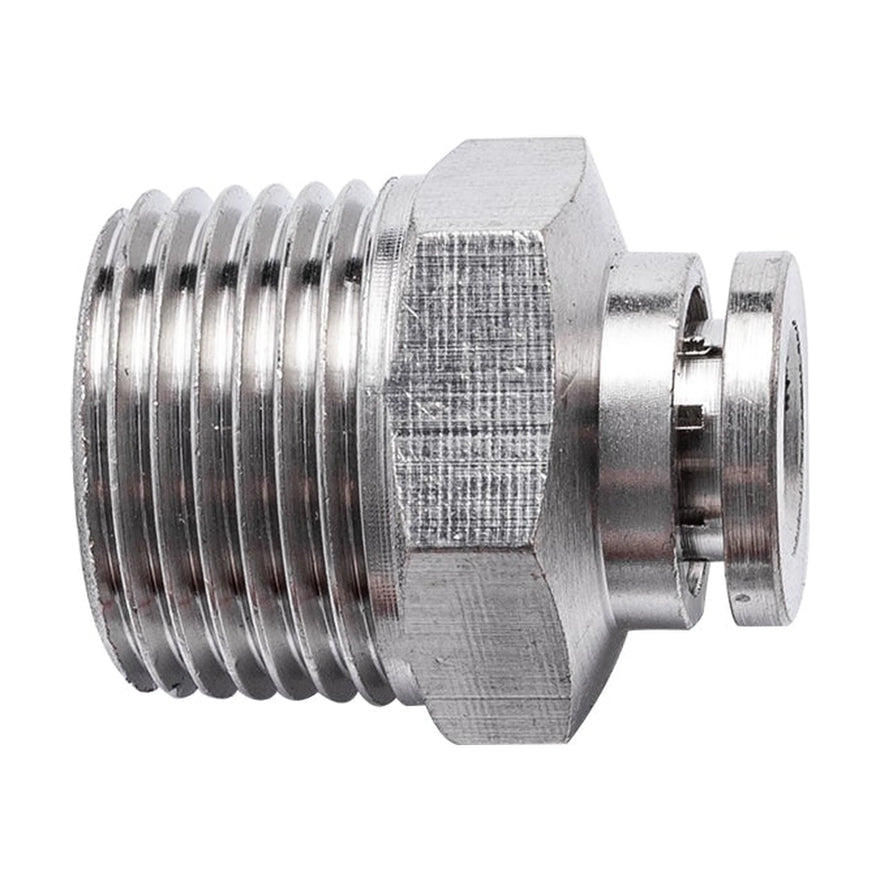 AirCraft Metal PU Fitting Straight 6mmX 3/8' M - image 01