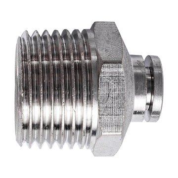 AirCraft Metal PU Fitting Straight 6mmX 1/2' M - image 01