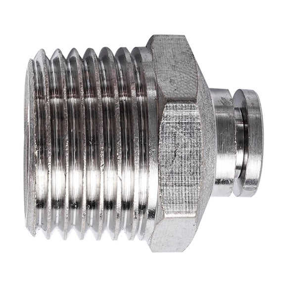 AirCraft Metal PU Fitting Straight 6mmX 1/2' M - image 01