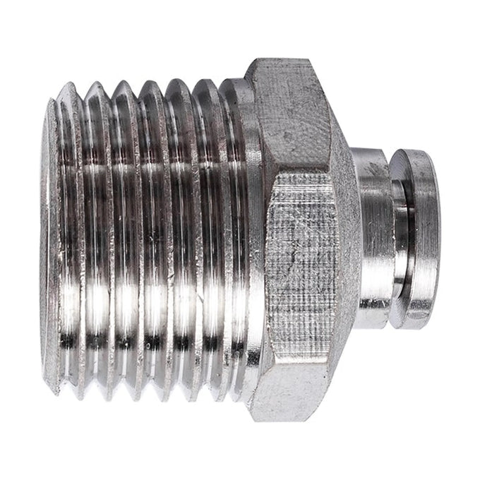 AirCraft Metal PU Fitting Straight 6mmX 1/2' M - image 01