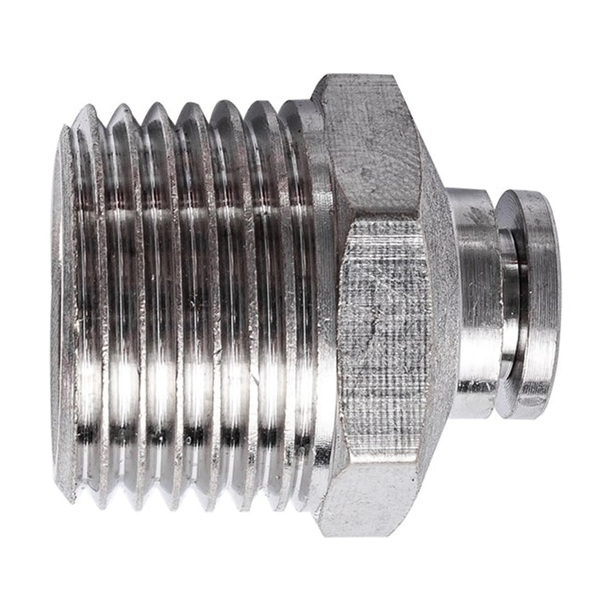 AirCraft Metal PU Fitting Straight 6mmX 1/2' M - image 01