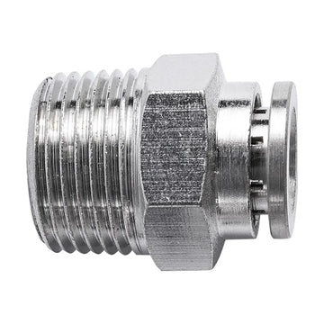 AirCraft Metal PU Fitting Straight 8mmX 3/8' M - image 01