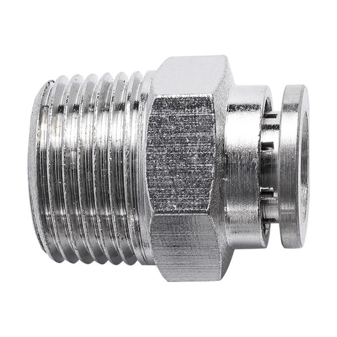AirCraft Metal PU Fitting Straight 8mmX 3/8' M - image 01