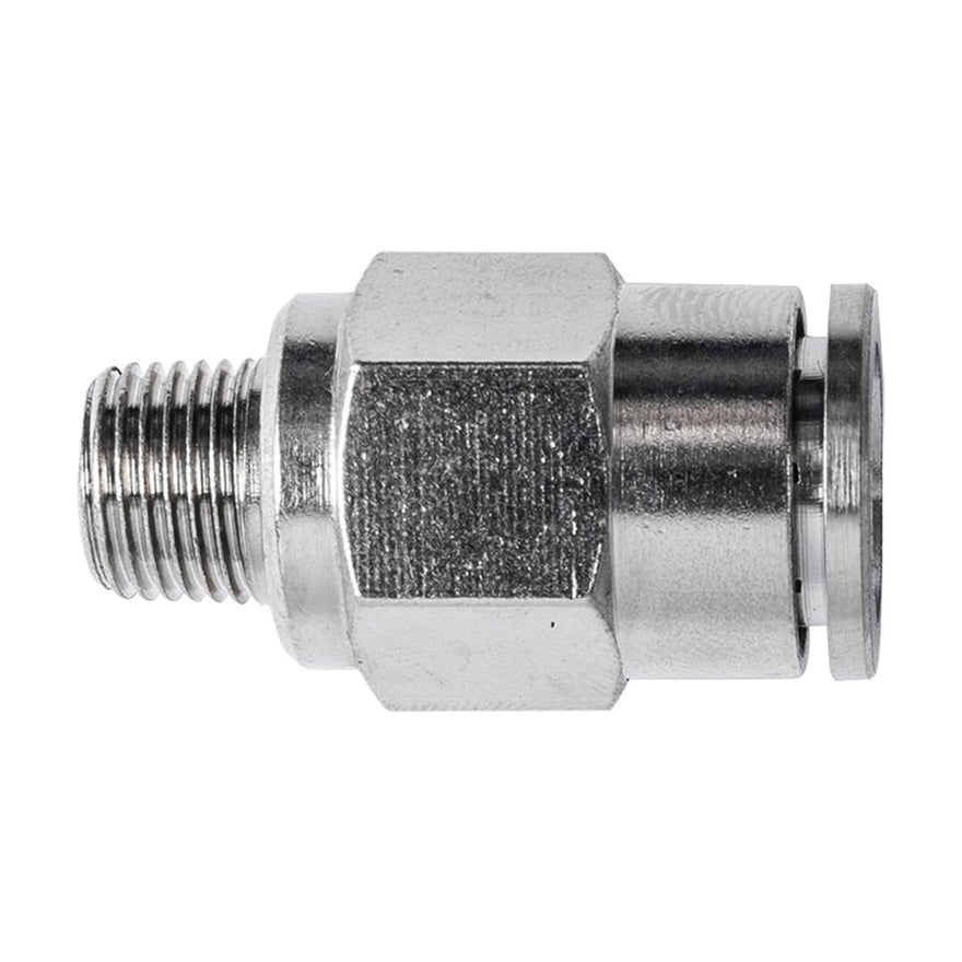 AirCraft Metal PU Fitting Straight 10mmX 1/8' M - image 01