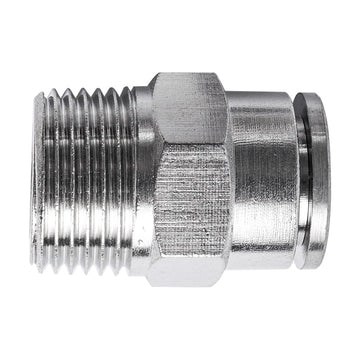 AirCraft Metal PU Fitting Straight 10mmX 3/8' M - image 01