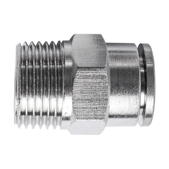 AirCraft Metal PU Fitting Straight 10mmX 3/8' M - image 01