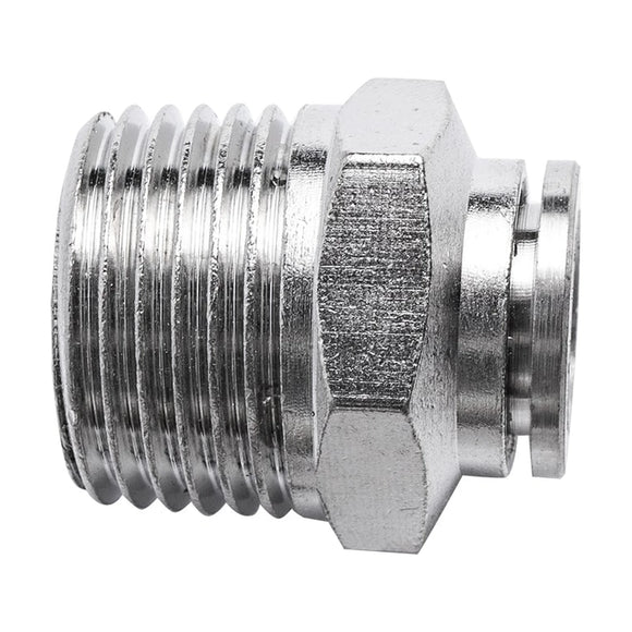 AirCraft Metal PU Fitting Straight 10mmX 1/2' M - image 01