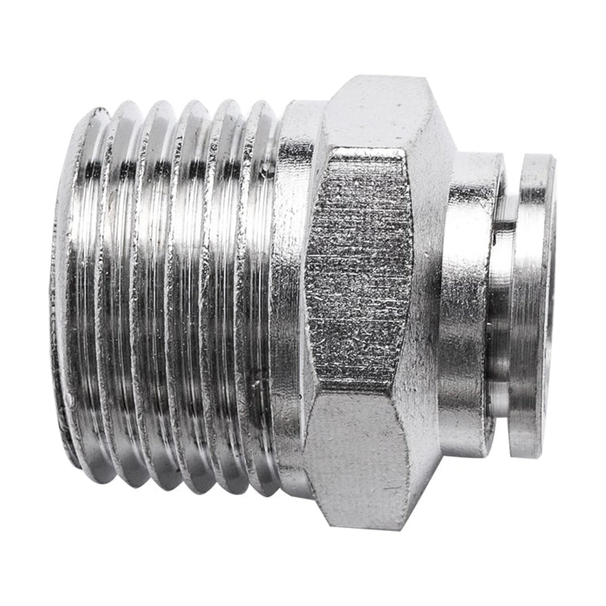 AirCraft Metal PU Fitting Straight 10mmX 1/2' M - image 01