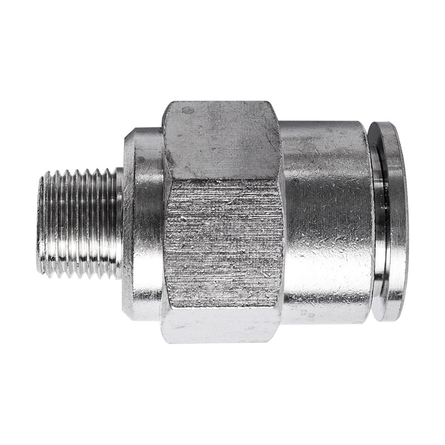 AirCraft Metal PU Fitting Straight 12mmX 1/8' M - image 01