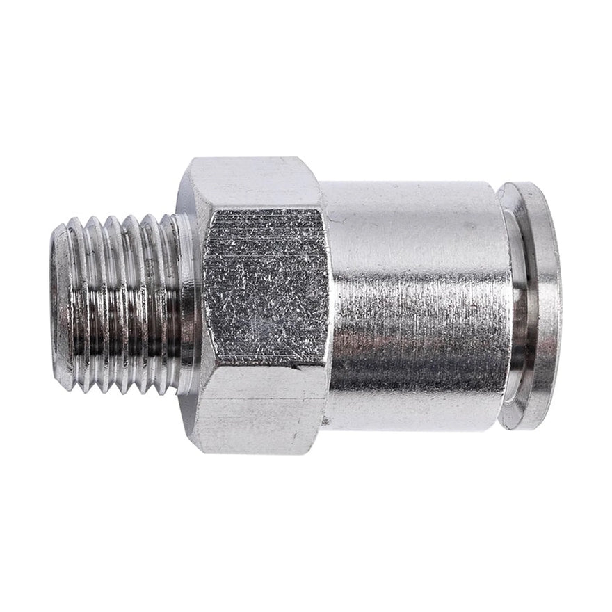 AirCraft Metal PU Fitting Straight 12mmX 1/4' M - image 01