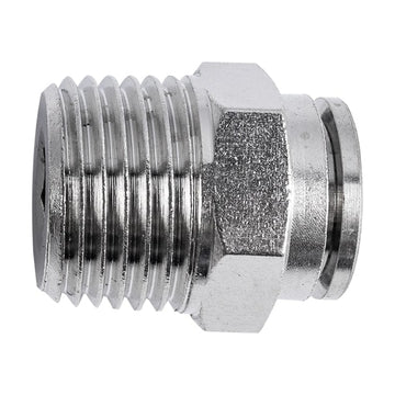 AirCraft Metal PU Fitting Straight 12mmX 1/2' M - image 01