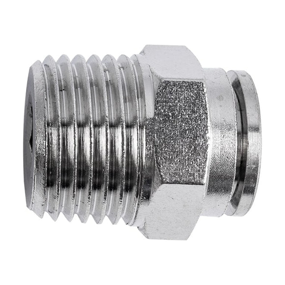 AirCraft Metal PU Fitting Straight 12mmX 1/2' M - image 01