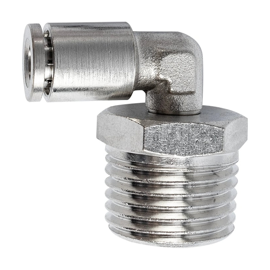 AirCraft Metal PU Fitting Elbow 6mm1/2' M - image 01