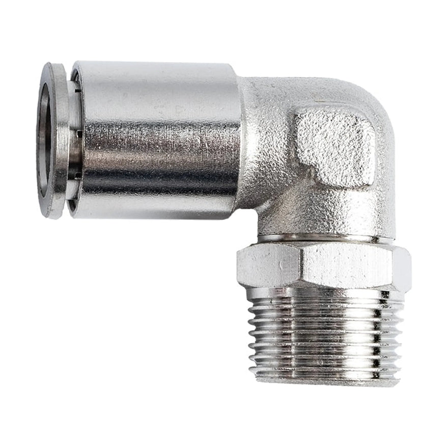 AirCraft Metal PU Fitting Elbow 12mm3/8' M - image 01