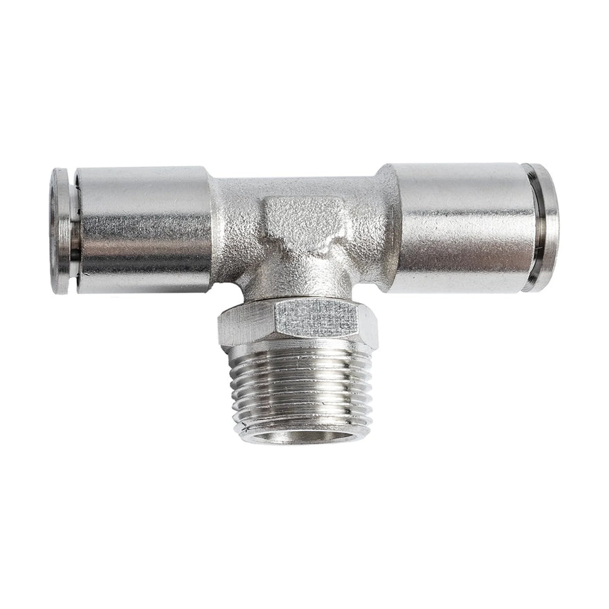 AirCraft Metal PU Fitting T-Joint 10mm3/8' M - image 01