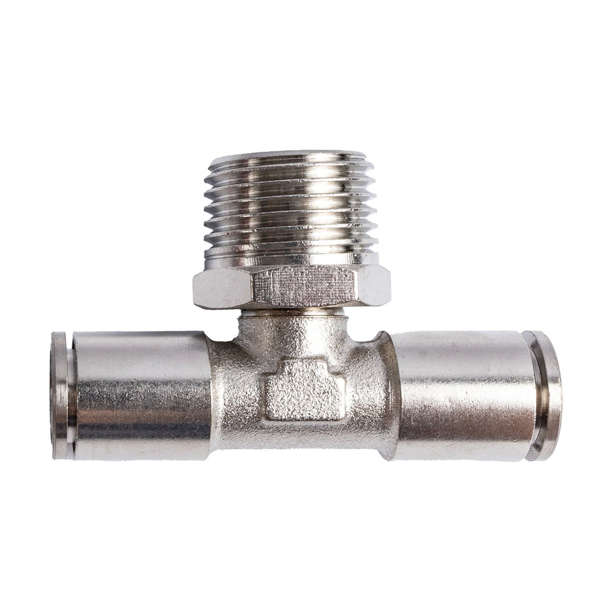 AirCraft Metal PU Fitting T-Joint 10mm1/2' M - image 01