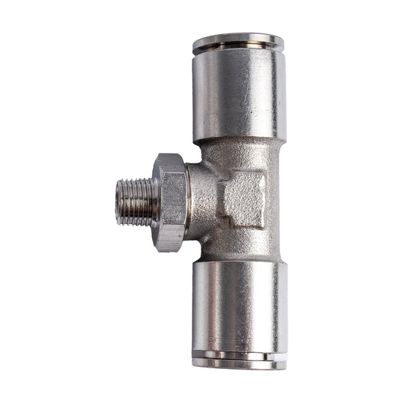 AirCraft Metal PU Fitting T-Joint 12mm1/8' M - image 01
