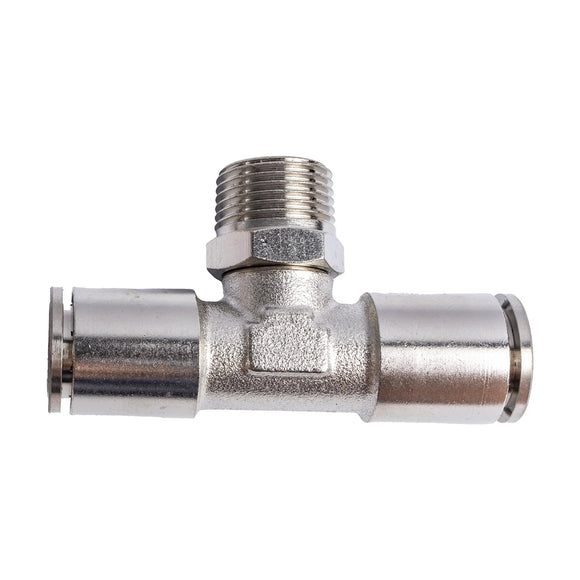 AirCraft Metal PU Fitting T-Joint 12mm3/8' M - image 01