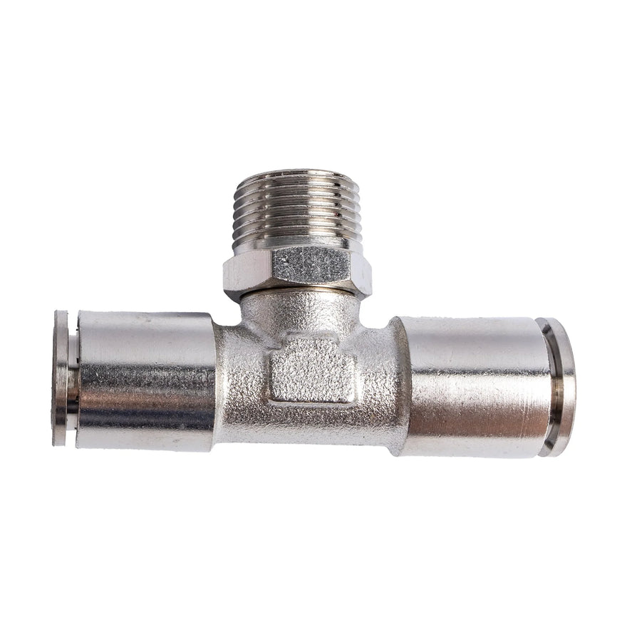AirCraft Metal PU Fitting T-Joint 12mm3/8' M - image 01