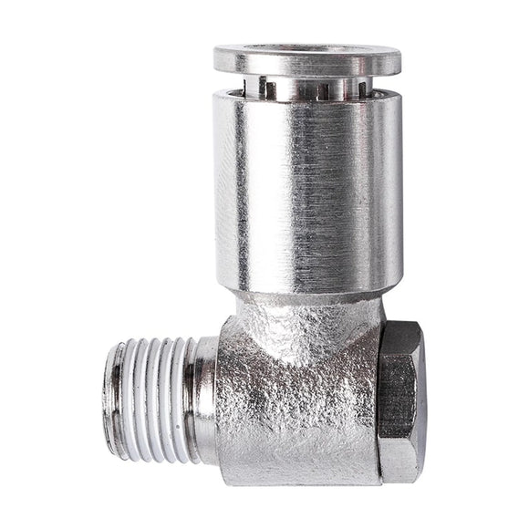 AirCraft Metal Swivel Elbow 8mmX 1/8' M - image 01
