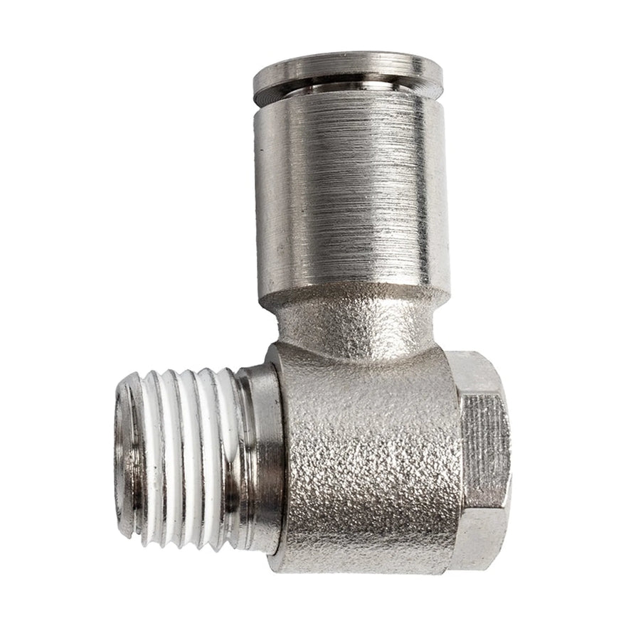 AirCraft Metal Swivel Elbow 8mmX 1/4' M - image 01