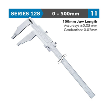 Accud Vernier Caliper Jaw Length 100mm 0-500mm - image 01