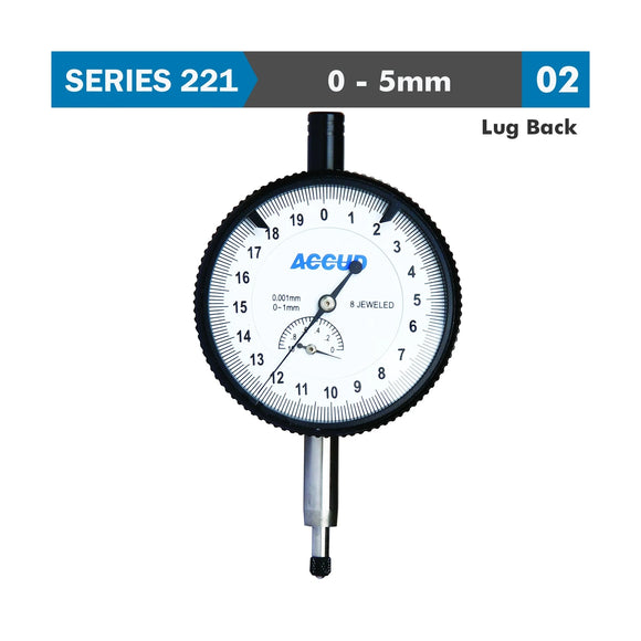 Accud Dial Indicator Lug Back 5mm - image 01