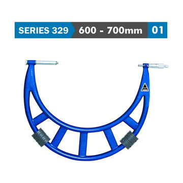Accud Outside Micrometer 600-700mm 0.016mm Accuracy 0.01mm Graduation with Extension - image 01