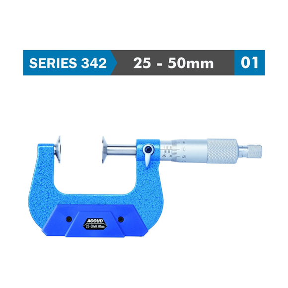 Accud Non-Rotating Spindle Disk Micrometer 25- - image 01