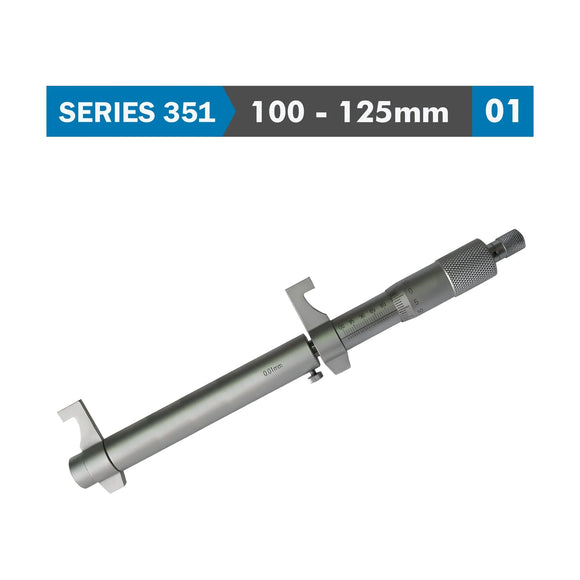 Accud Inside Micrometer 100-125mm Without Setting Ring 0.010mm Accuracy 0.01mm G - image 01
