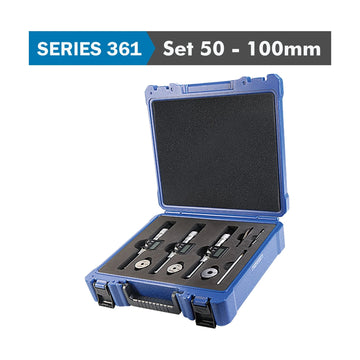 Accud Digital 3-Point Inside Micrometer Set 50-100mm (Micrometers Inc. 50-63, - image 01