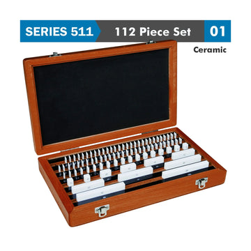 Accud Ceramic Gauge Block Set Iso3650 Grade 1 112-Piece - image 01