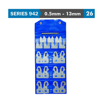 Accud Radius Gauge Set 0.5-13mm With Handle - image 01