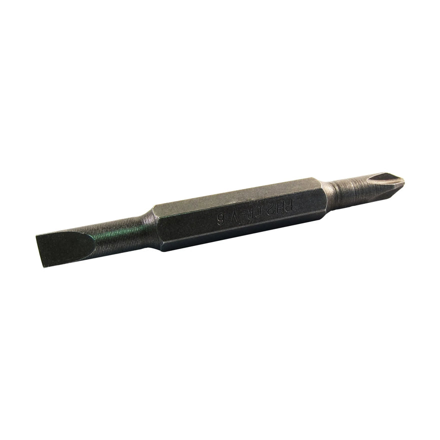 Tork Craft Replacement Bit 75mm Double Ended 8mm.sl6mm/PH2 For KT2677 - image 01