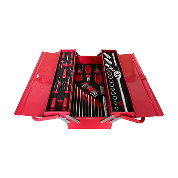 Tork Craft Cantilever Tool Box Compact Box 71pc 3 Tray 365 X 255 X 265mm 1/2' - image 01