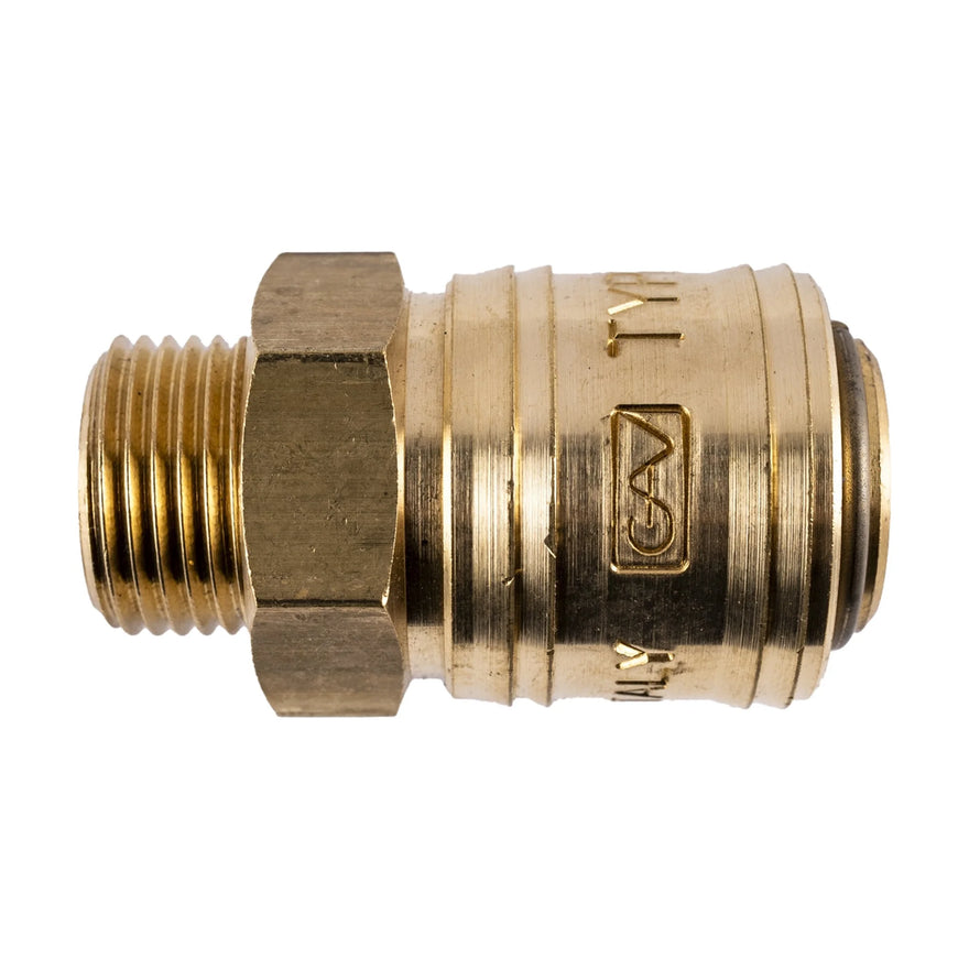 GAV Brass Male Quick Coupler 3/8'M German - image 01